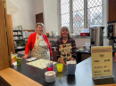 Drinks from the servery