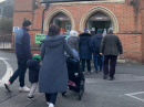 Back across the road to the URC