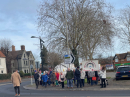 Then the long walk to St Luke's