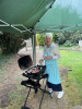 Fresh Bacon butties were serve at the end of the service