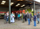 The service continued with Nick blessing the farm machinery.