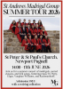 The St Andrews Madrigal Group visited St Peter & St Paul for the second time.
