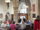 The afternoon ended with the group joining the audience for refreshments served by Jennifer and Ralph.